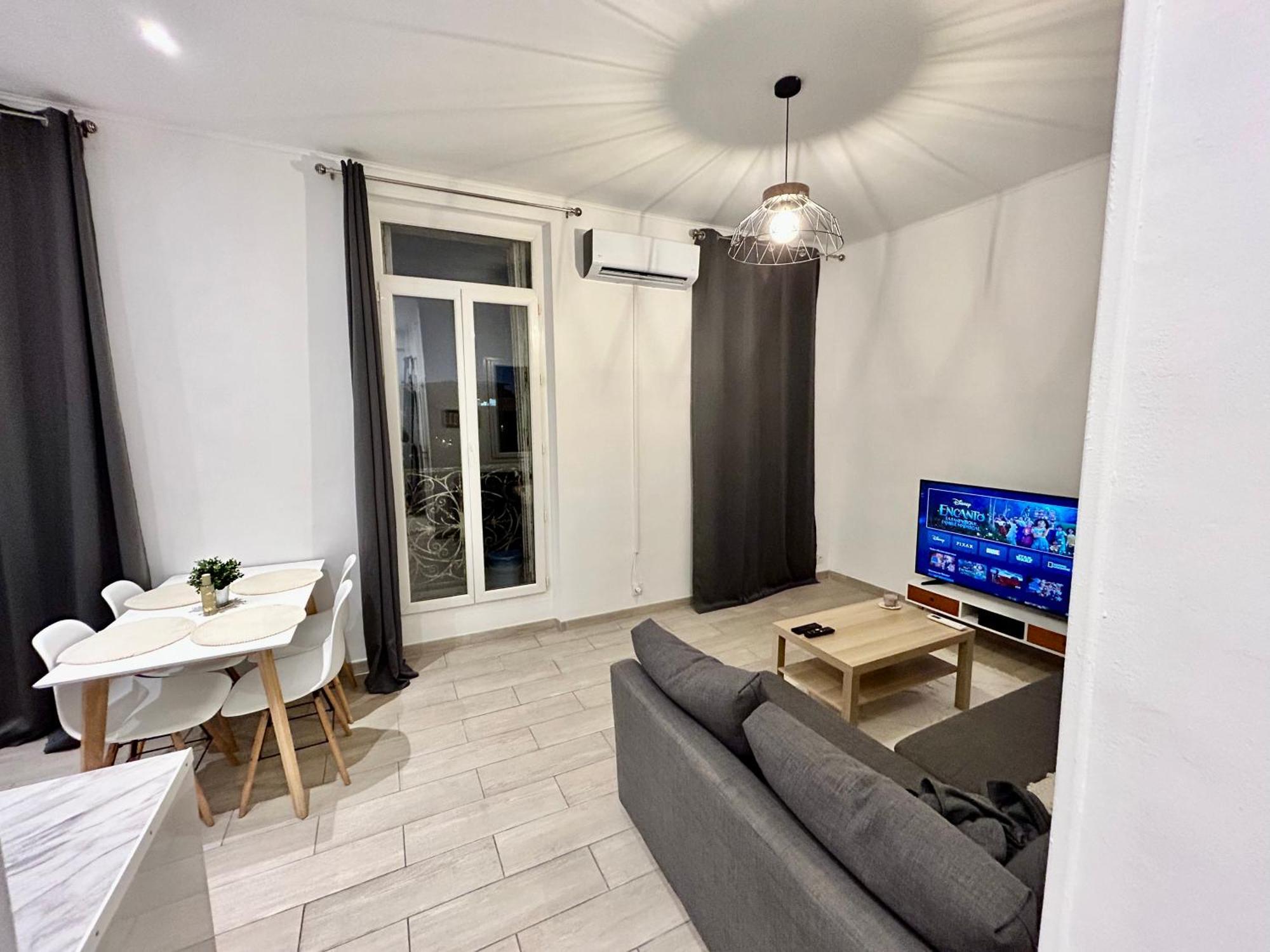 Lumineux 2 Pieces - Centre-Ville Climatise - Netflix Prime Canal - Bien Place Marseille Exteriör bild